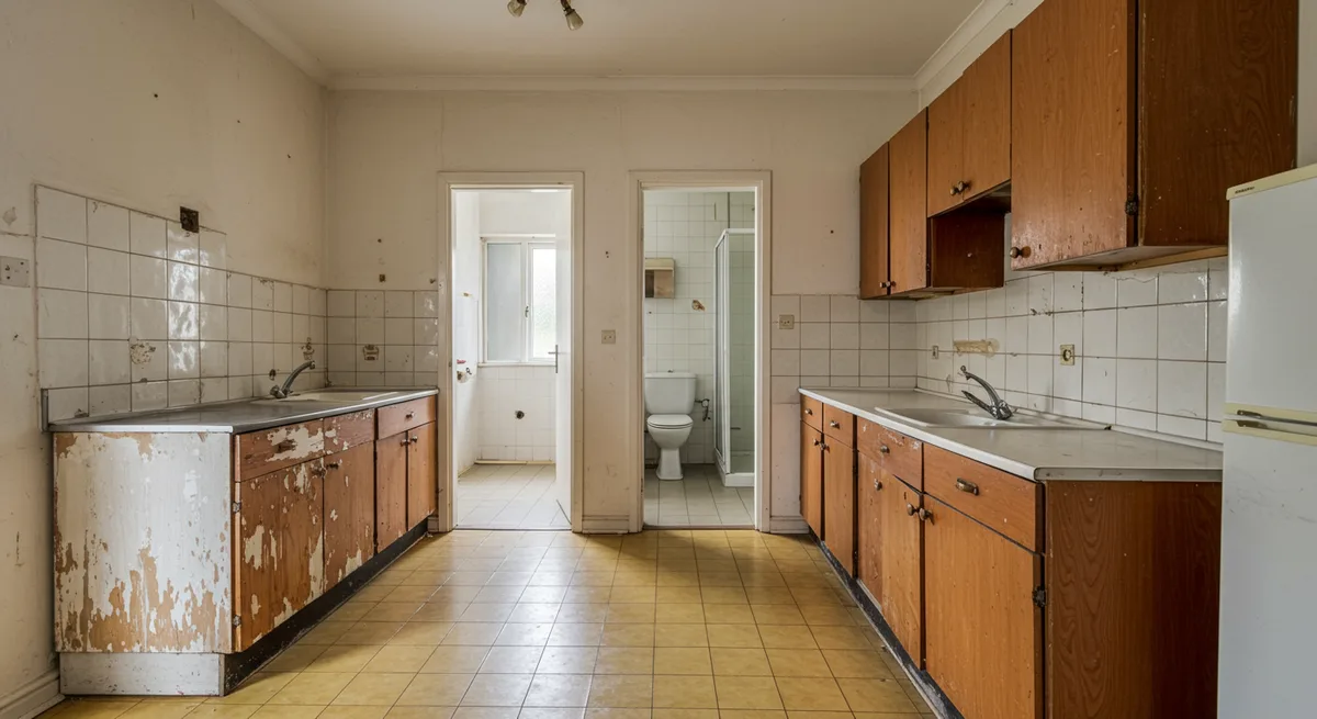 Gaziemir Mutfak ve Banyo Kombine Tadilat - Öncesi