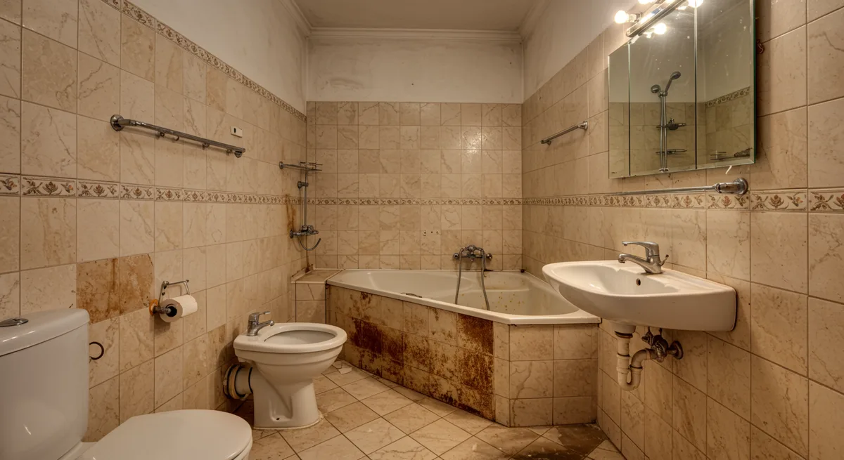 Narlıdere Villa Banyo Tadilatı - Öncesi